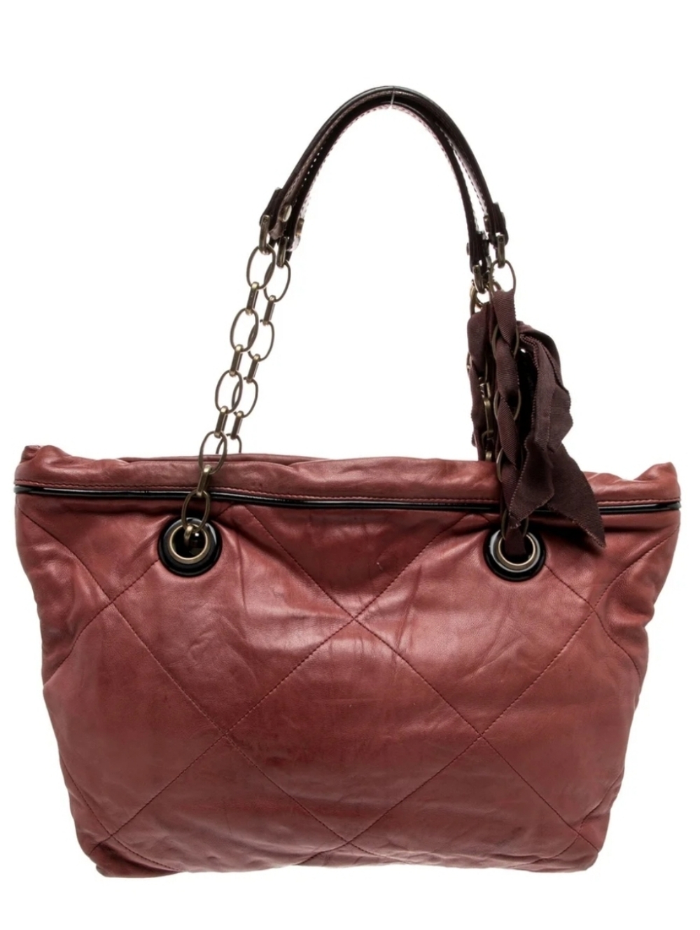 Lanvin Authentic Leather Top Handle Bag - Picture 2 of 5